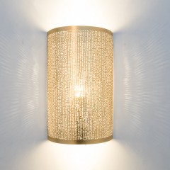 WALL LAMP FLSK GOLD 30 